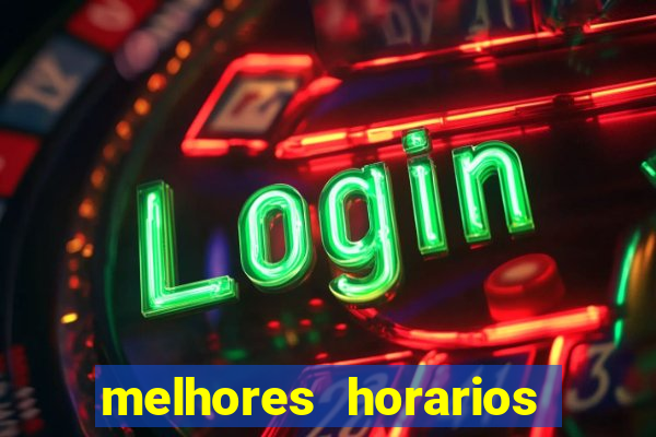 melhores horarios pagantes fortune tiger